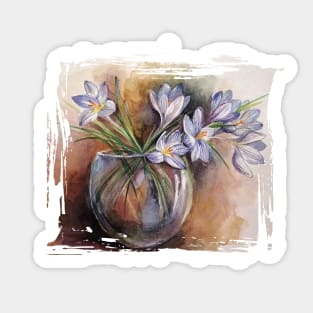 Creative gift delicate spring flowers Sticker